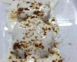 A picture of step 2 of Bread dahi Bare.