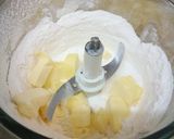 A picture of step 2 of Coconut Custard Pie.