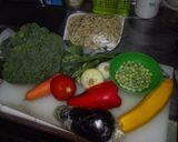 Foto del paso 1 de la receta: Fantasía de verduras al wok