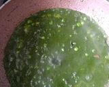 A picture of step 5 of Cheese matar palak.