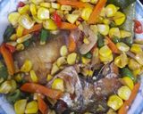 Foto langkah ke 4 dari resep Ikan peda tumis jagung manis.