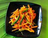 A picture of step 2 of Raw Turmeric Instant Pickle.