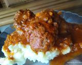 Foto del paso 8 de la receta: Albóndigas con salsa y puré de papas 😋