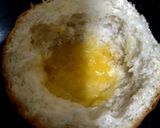 A picture of step 3 of Cheesy Egg with Baked Bread Bowl.