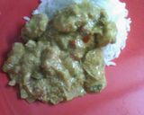 A picture of step 2 of Poppy prawn malai curry.
