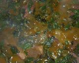 A picture of step 13 of Oha soup.