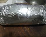 A picture of step 1 of Paneer aloo double patty cheese burger.