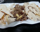 Foto del paso 10 de la receta: Relleno para pavo navideño (fácil, con frutos secos y arándanos)
