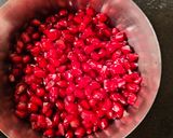 A picture of step 1 of Pomegranate mojito.
