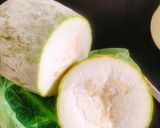 A picture of step 1 of White pumpkin juice 😋Ash gourd.