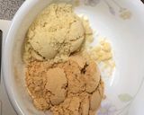 A picture of step 1 of Roasted Soy Bean Flour Cookie.