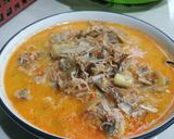 Foto langkah ke 7 dari resep Gulai Jantung Pisang Teri Santan.
