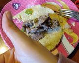 Foto del paso 6 de la receta: Alambre de carne con queso