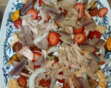 Foto del paso 7 de la receta: Ensalada con vinagreta de naranja