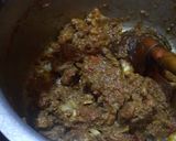 A picture of step 3 of Alu gosht.