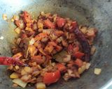 A picture of step 4 of Dal Fry.