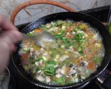 A picture of step 3 of Mix vegetable soup.