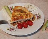 Sajtos-húsos rakott cukkini/tök recept fázis 18 fotója