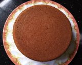 A picture of step 6 of Eggless Sufuria Cake on gas top#themechallenge.