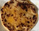 A picture of step 5 of Mango Delight and puran poli.