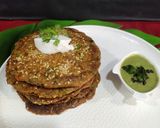 A picture of step 8 of Healthy oats veggie Pancakes.