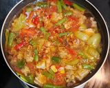 Foto langkah ke 5 dari resep Asem-Asem Daging Buncis.