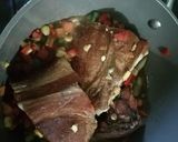 Foto del paso 3 de la receta: Cerdo ahumado con verduras