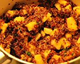 A picture of step 9 of Tropical Quinoa Papaya Boats.