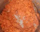 A picture of step 2 of Gajar ka Halwah.