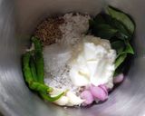 A picture of step 1 of Coconut chutney (With Green chillies).