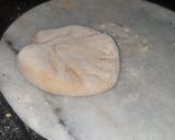 A picture of step 2 of Papad Parantha.