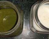 A picture of step 1 of Matcha green tea.