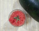 A picture of step 4 of Watermelon Granita.