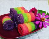Foto langkah ke 7 dari resep Rainbow roll.