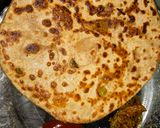 A picture of step 6 of Mixed veg aloo parantha.