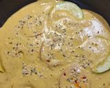 Vegán omlett, cukkinis-paradicsomos recept fázis 2 fotója