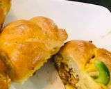 A picture of step 5 of Pumpkin Stuffed Bun.