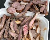 Foto del paso 1 de la receta: Tallarín saltado criollo con sobras de parrillada !