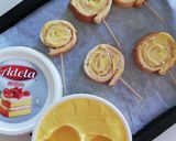 Gambar langkah 3 resipi Bread Lollipop.
