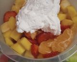 Pas rețetă Salata de Fructe Hawaiiana Tip Cheesecake 8 fotografie