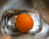 A picture of step 1 of Double-boiled orange.