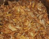 A picture of step 1 of Fajita party cones.