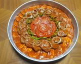 A picture of step 10 of Kofta Casserole with Sliced Vegetables.