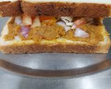 A picture of step 2 of Mumbai Pavbhaji Grilled Sandwich.