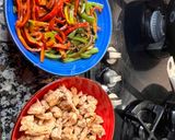 A picture of step 6 of Turkey and Veggies Wrap.