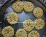 A picture of step 4 of Narkel chhap Sandesh Coconut Sandesh.