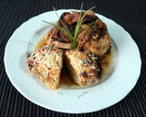Foto del paso 6 de la receta: Pollo al horno con bacon, y patatas gratinadas