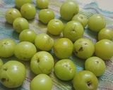 A picture of step 1 of Gooseberry murabba.