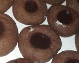 Foto del paso 6 de la receta: Ojitos de cacao y mermelada de cereza
