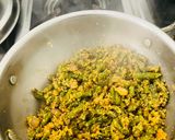 A picture of step 4 of Cluster beans Maharashtra Special Bhaji.